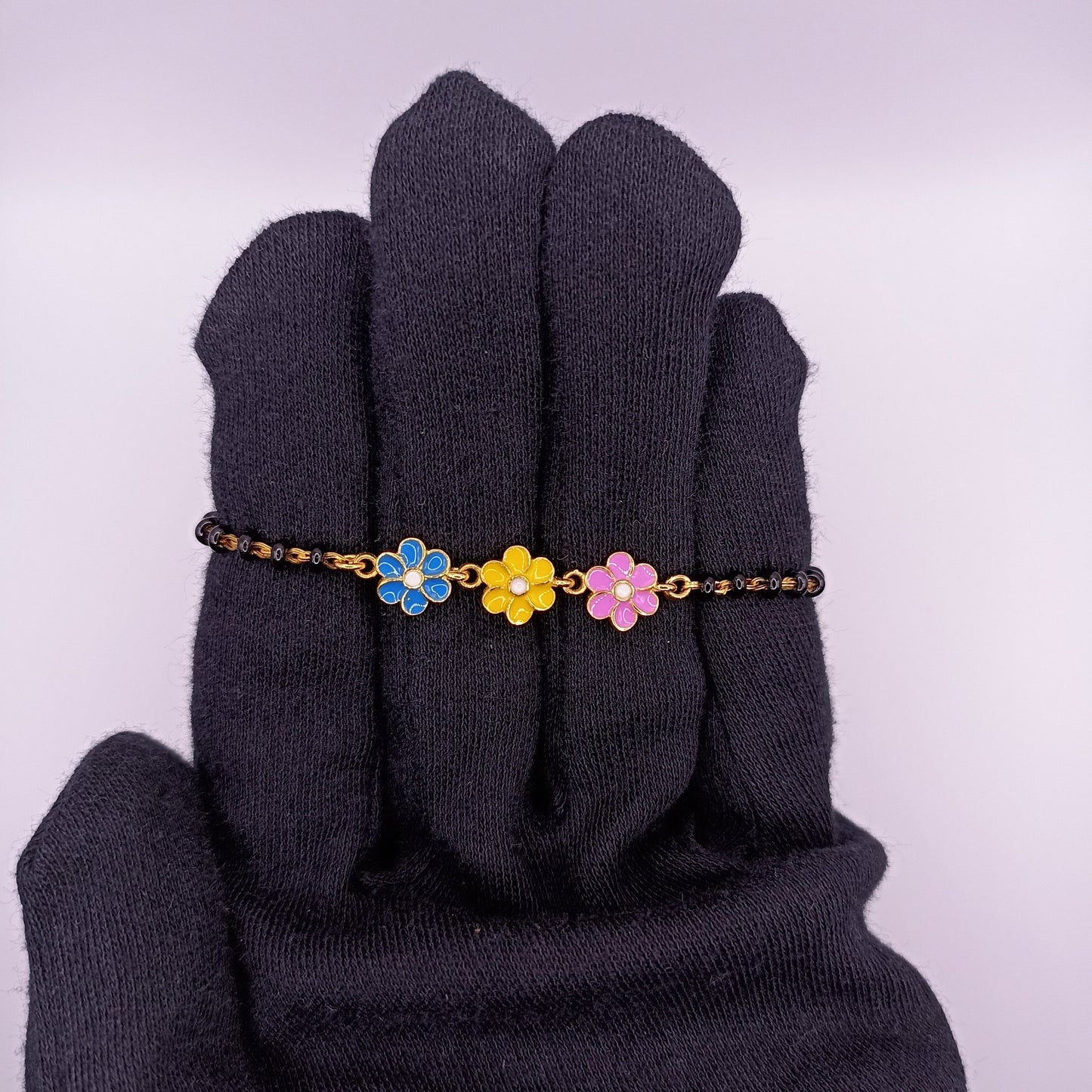 FLOWERS SILVER BABY NAZARIYA BRACELET