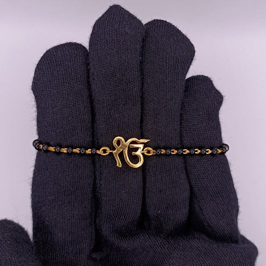 EKOMKAR SILVER BABY NAZARIYA BRACELET