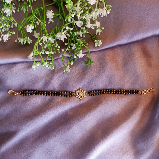 SST 048 | FLORAL SPARKLE MANGALSUTRA BRACELET