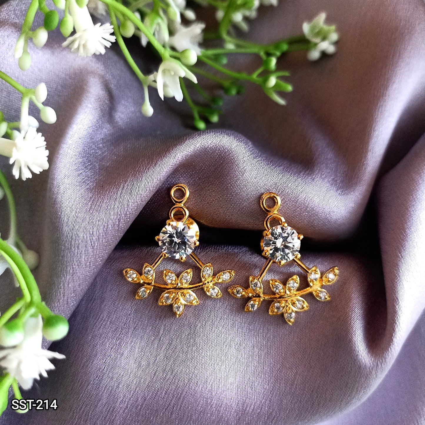 SST 214 | ELEGANT LEAF EARRINGS EARRINGS
