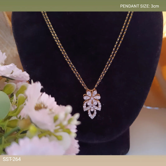 SST 264 | FLORAL DIAMOND MANGALSUTRA