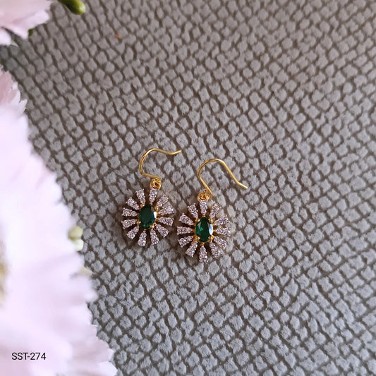 SST 274 | CHARMING FLORAL ACCENT EARRINGS