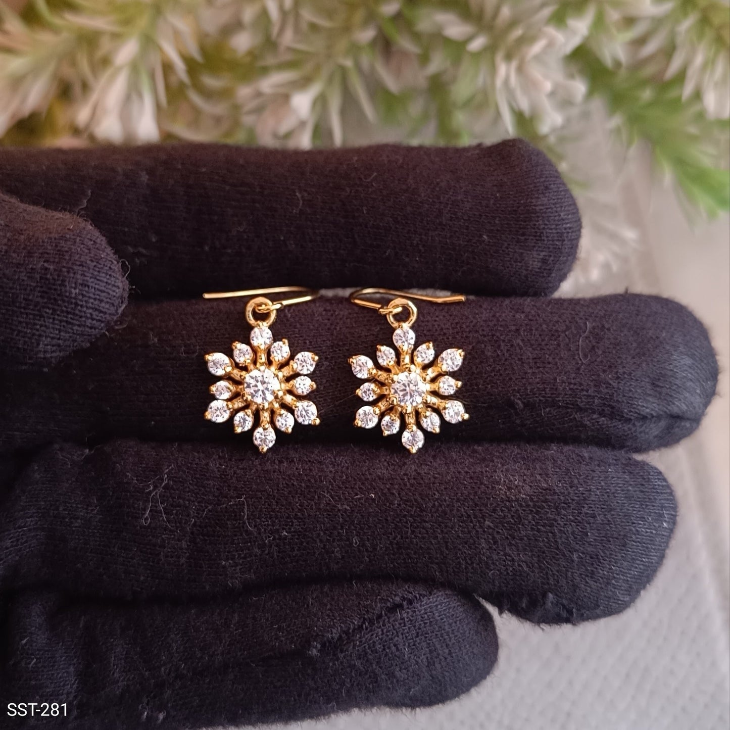 SST 281 | SUNFLOWER DROP EARRINGS
