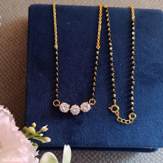 SST 285BC | ELEGANT CRYSTAL ACCENT FANCY MANGALSUTRA
