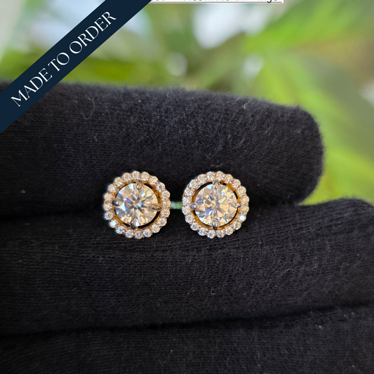 RCM 022 | CERTIFIED MOISSANITE EARRINGS