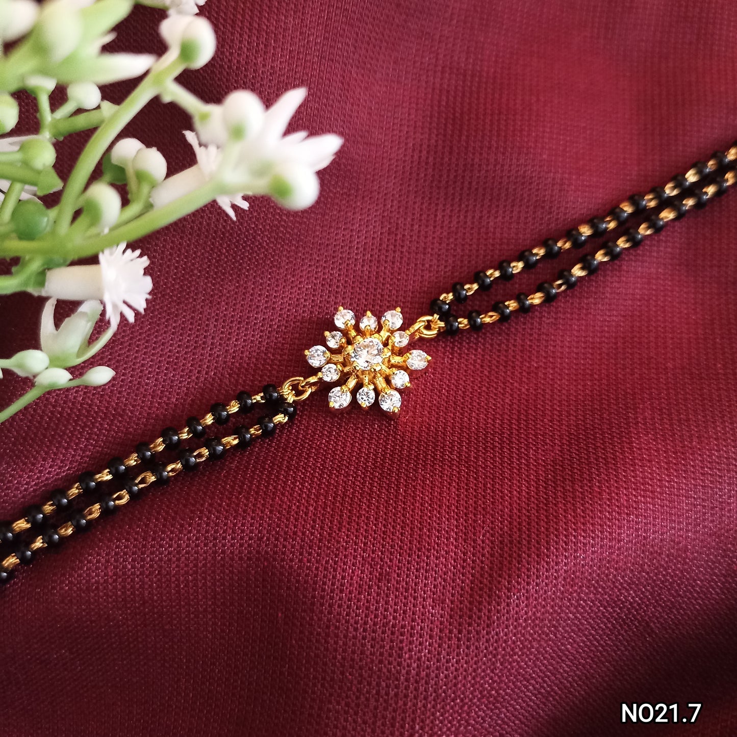 SST 048 | FLORAL SPARKLE MANGALSUTRA  BRACELET