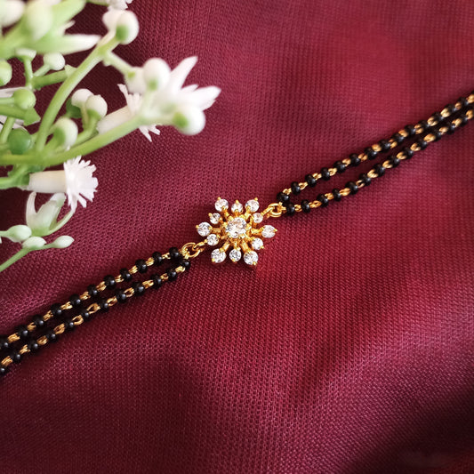 SST 048 | FLORAL SPARKLE MANGALSUTRA  BRACELET
