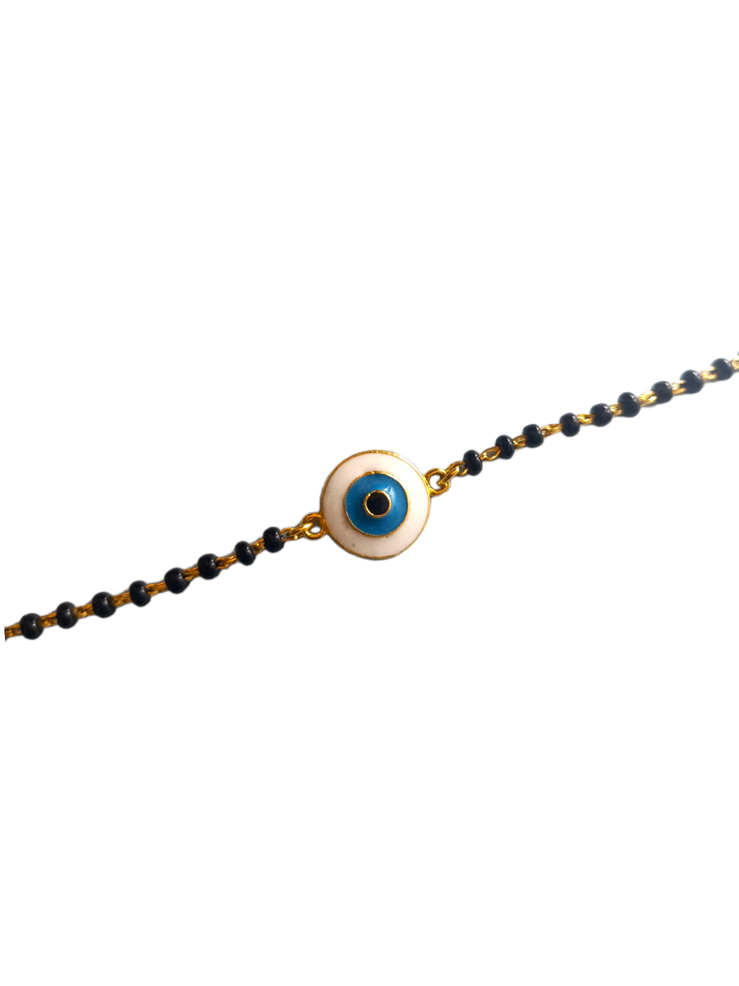 ROUND EVIL EYE SILVER BABY NAZARIYA BRACELET