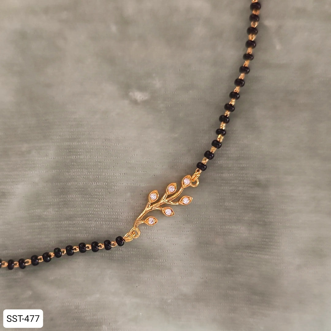 SST 477 | HAND MANGALSUTRA WITH  CZ DETAILING