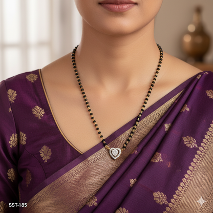 SST 185 | HEART DIAMOND MANGALSUTRA