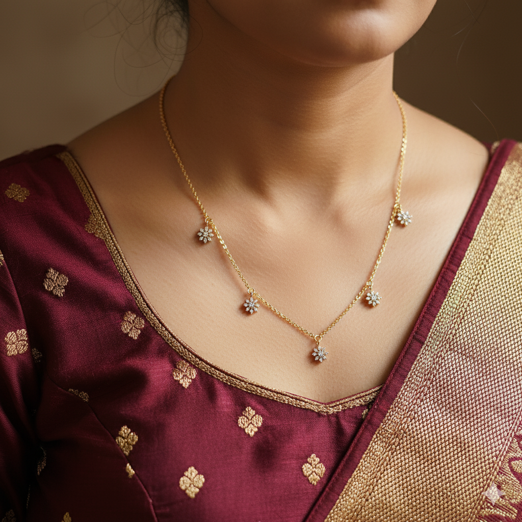 SST 410C | FANCY FLOWER MANGALSUTRA