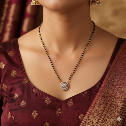 SST 428 | CIRCULAR PENDANT MANGALSUTRA