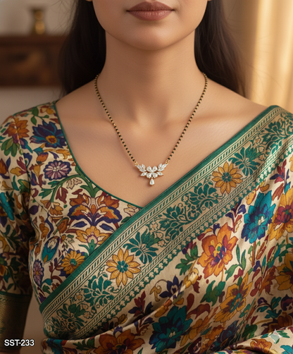 SST 223 | ROUND DIAMOND DROP EARRINGS