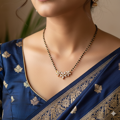 SST 307 | ELEGANT FLOWER-INSPIRED MANGALSUTRA