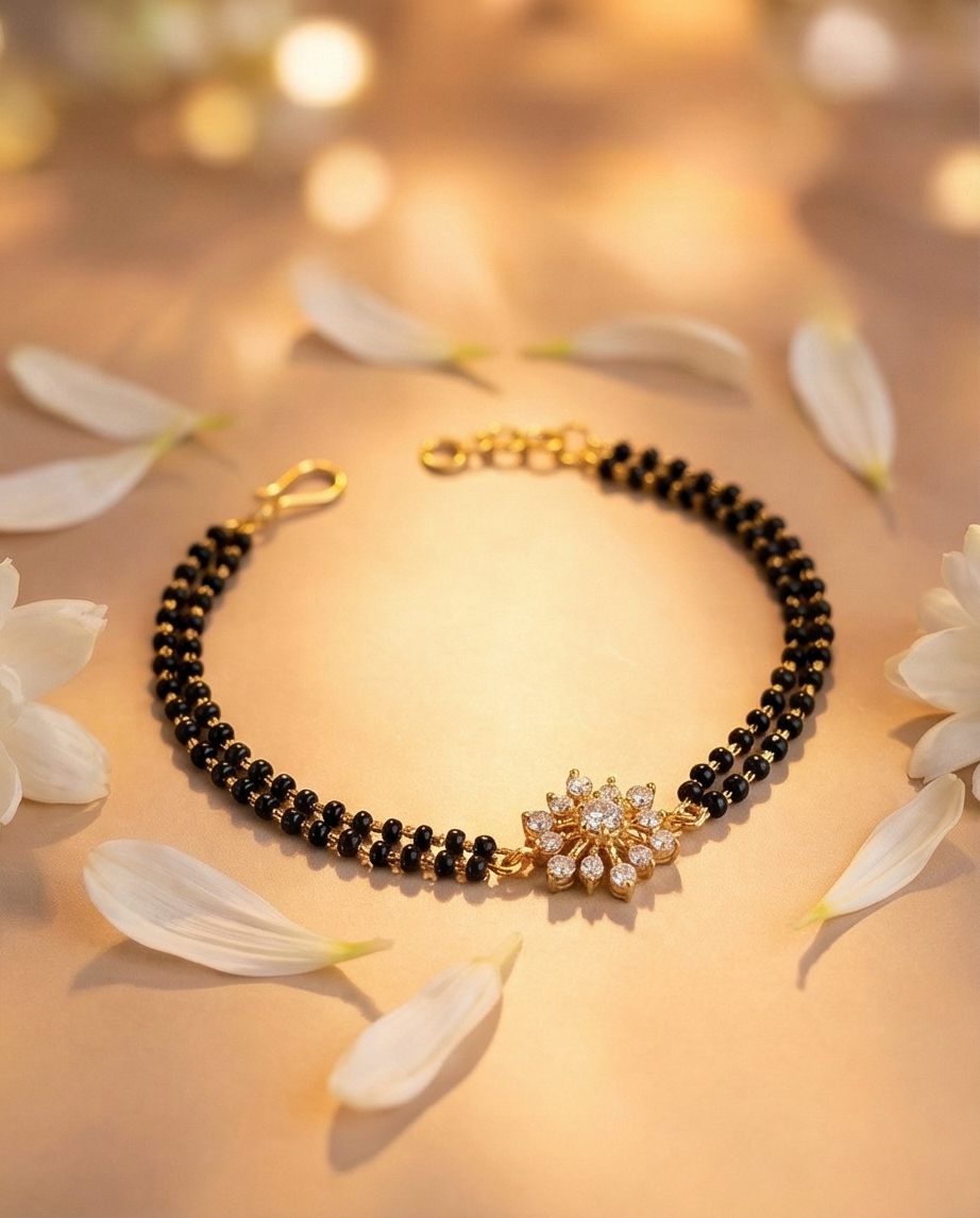 SST 048 | FLORAL SPARKLE MANGALSUTRA  BRACELET