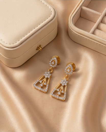 SST 524 | LUMINARY TEARDROP GLAMOUR EARRINGS