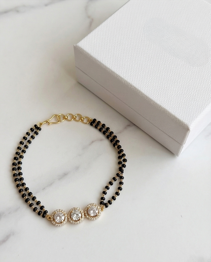 SST 059 | LIFE CYCLE ROUND HALO MANGALSUTRA BRACELET