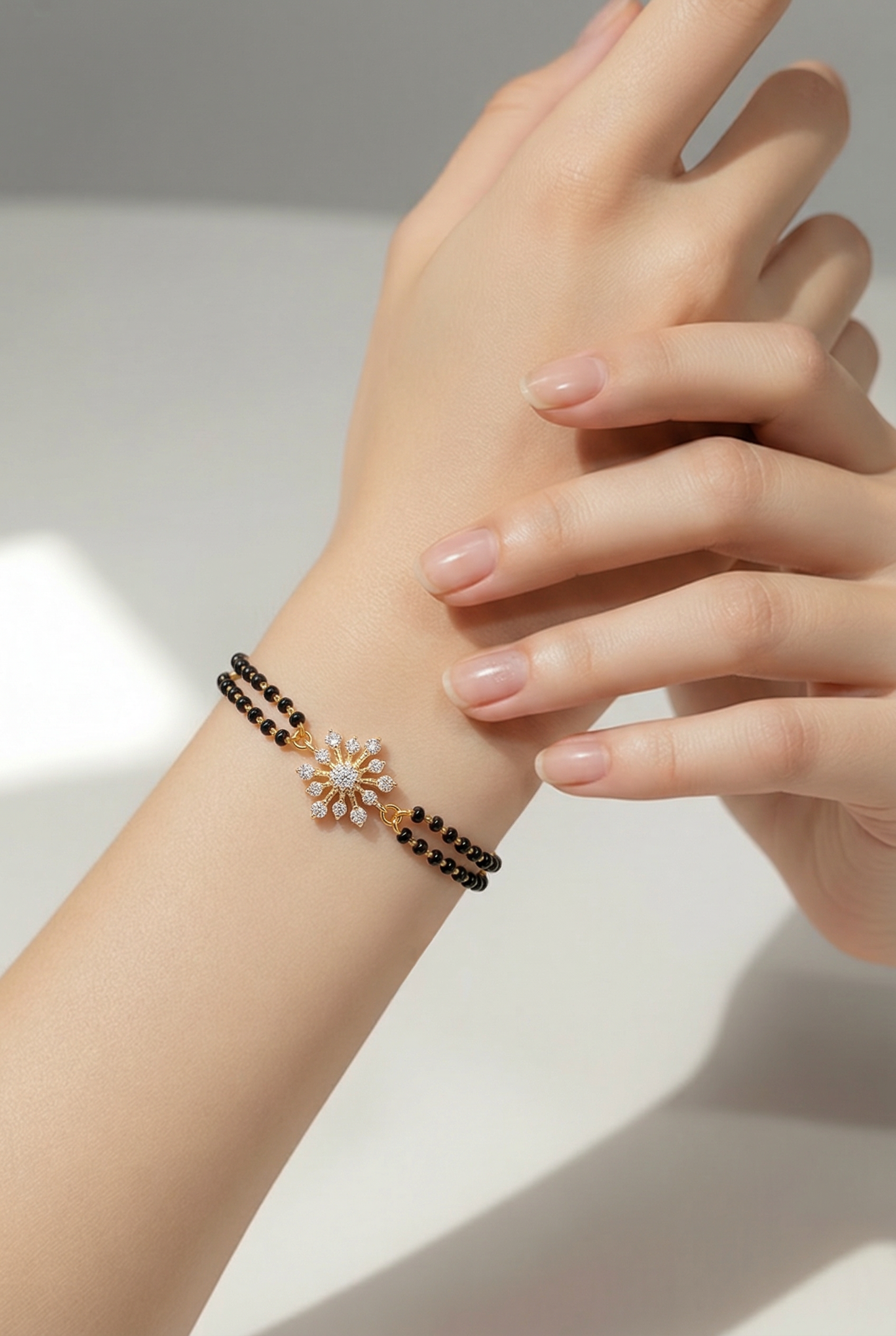 SST 048 | FLORAL SPARKLE MANGALSUTRA  BRACELET