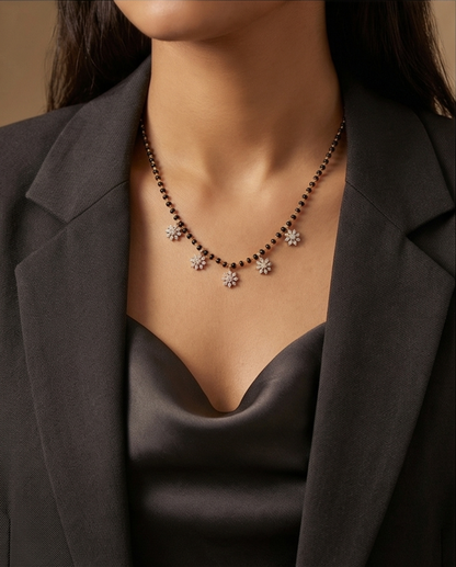 SST 410BB | FANCY FLOWER MANGALSUTRA