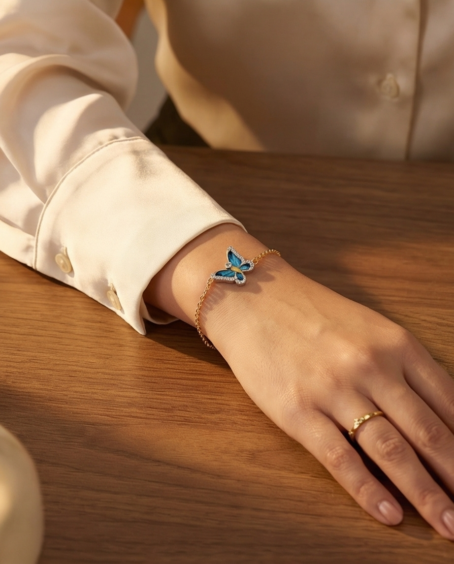 TSA 017 | ELEGANT BUTTERFLY CHARM BRACELET