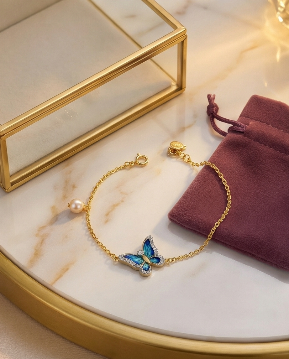TSA 017 | ELEGANT BUTTERFLY CHARM BRACELET