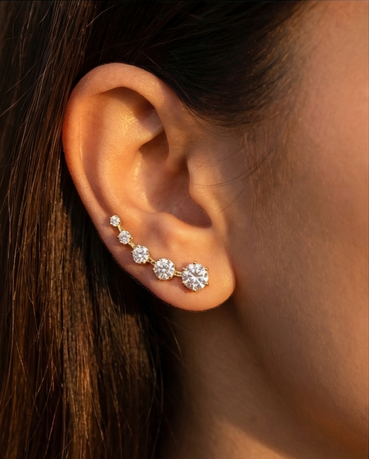 SST 522 | SPARKLING CRYSTAL EAR CUFF