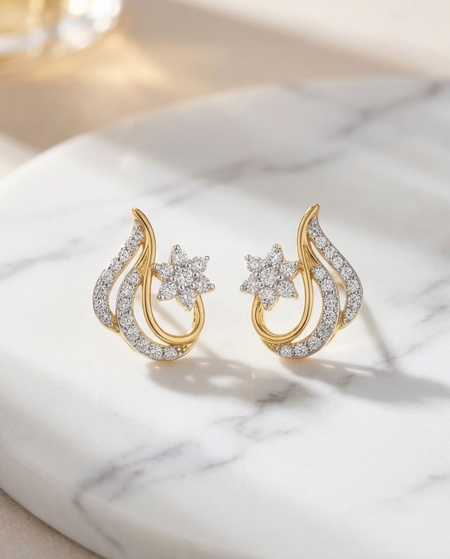 SST 299 | STYLISH FLOWER EARRINGS