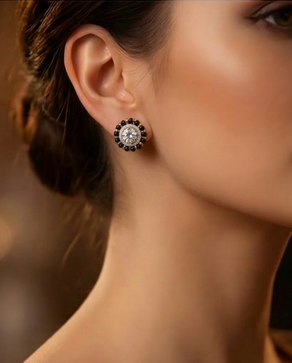 SST 172 | MANGALSUTRA BLACK BEADS EARRINGS