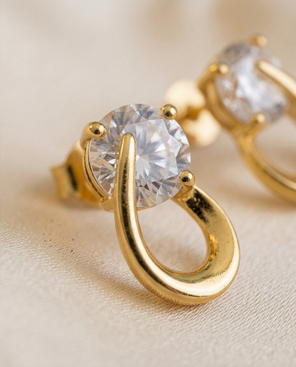 SST 216 | SINGLE DIAMOND EARRING