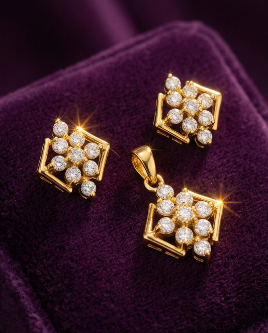 SST 546PS | PENDENT AND EARRINGS SET