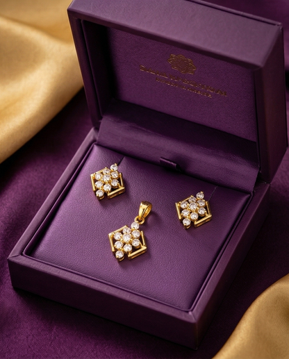 SST 546PS | PENDENT AND EARRINGS SET