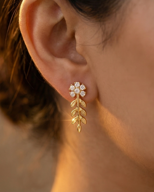 SST 356 | FLOWER LEAF EARRINGS