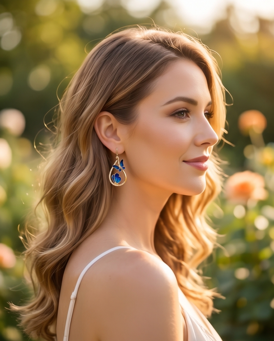 SST 402 | BUTTERFLY DROP EARRINGS