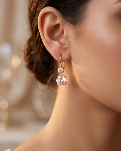 SST 169 | SOLITAIRE PAIR EAR RINGS