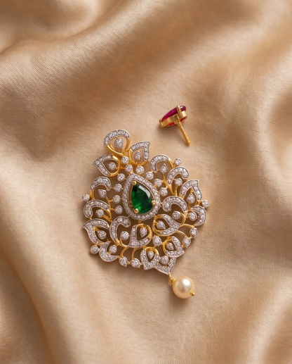 SST 294 | LUXURIOUS EMERALD AND PEARL LOCKETS