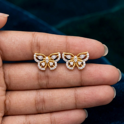 SST 421 | CHARMING BUTTERFLY STUD EARRINGS