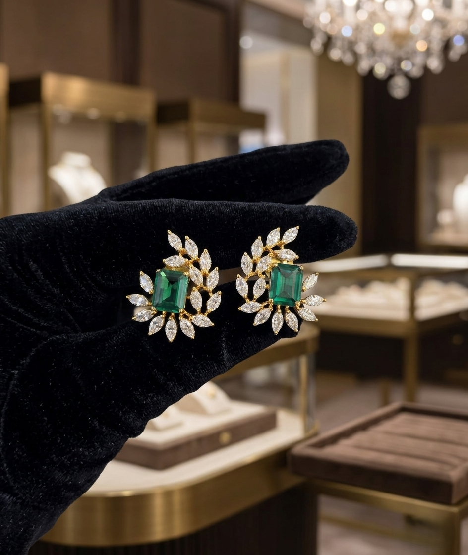 SST 511 | LEAFY STUD EARRINGS