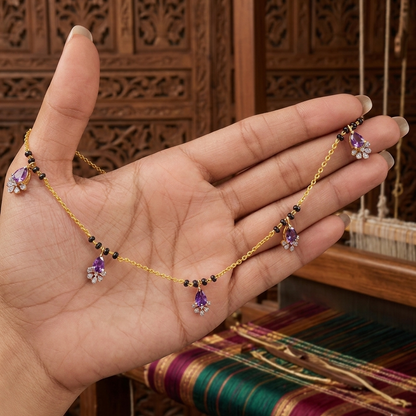 SST 520Amt | EMERALD BLOSSOM MANGALSUTRA