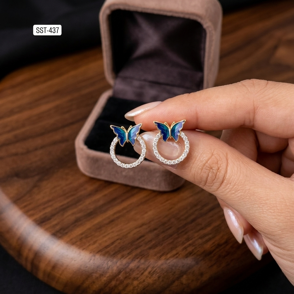 SST 437 | BUTTERFLY CHARMED EARRINGS