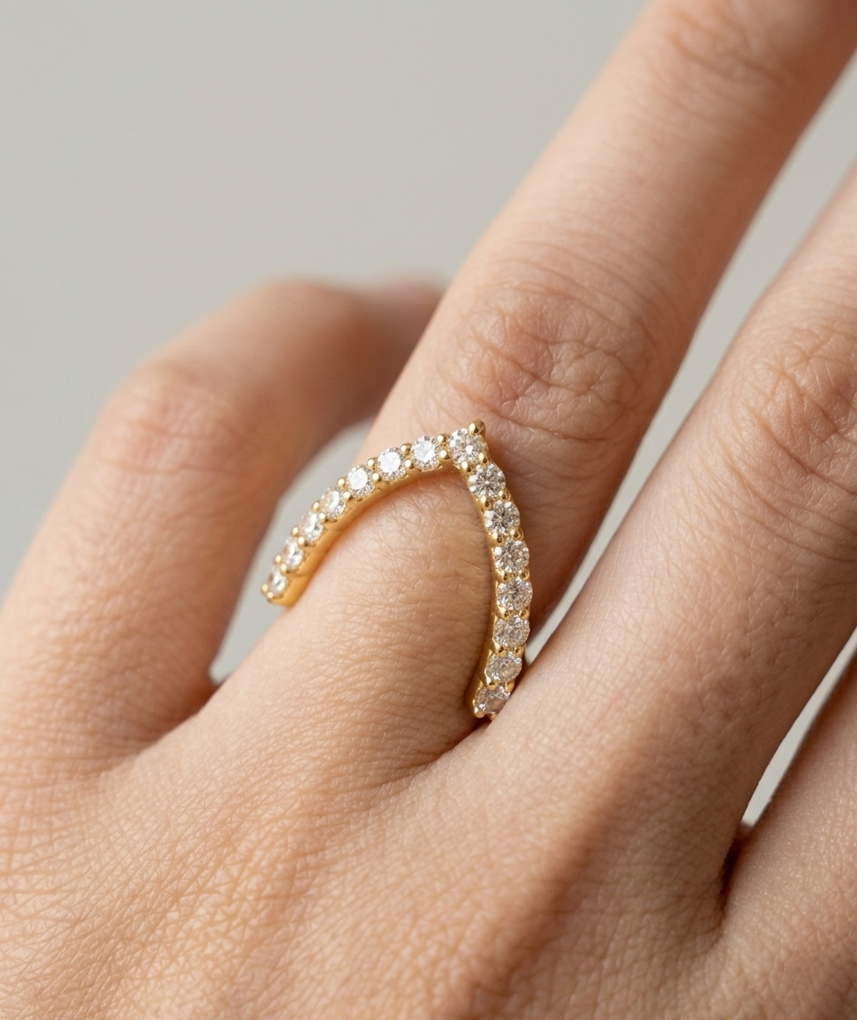 SST 166 | DIAMOND VANKI RING