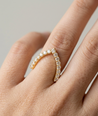 SST 166 | DIAMOND VANKI RING
