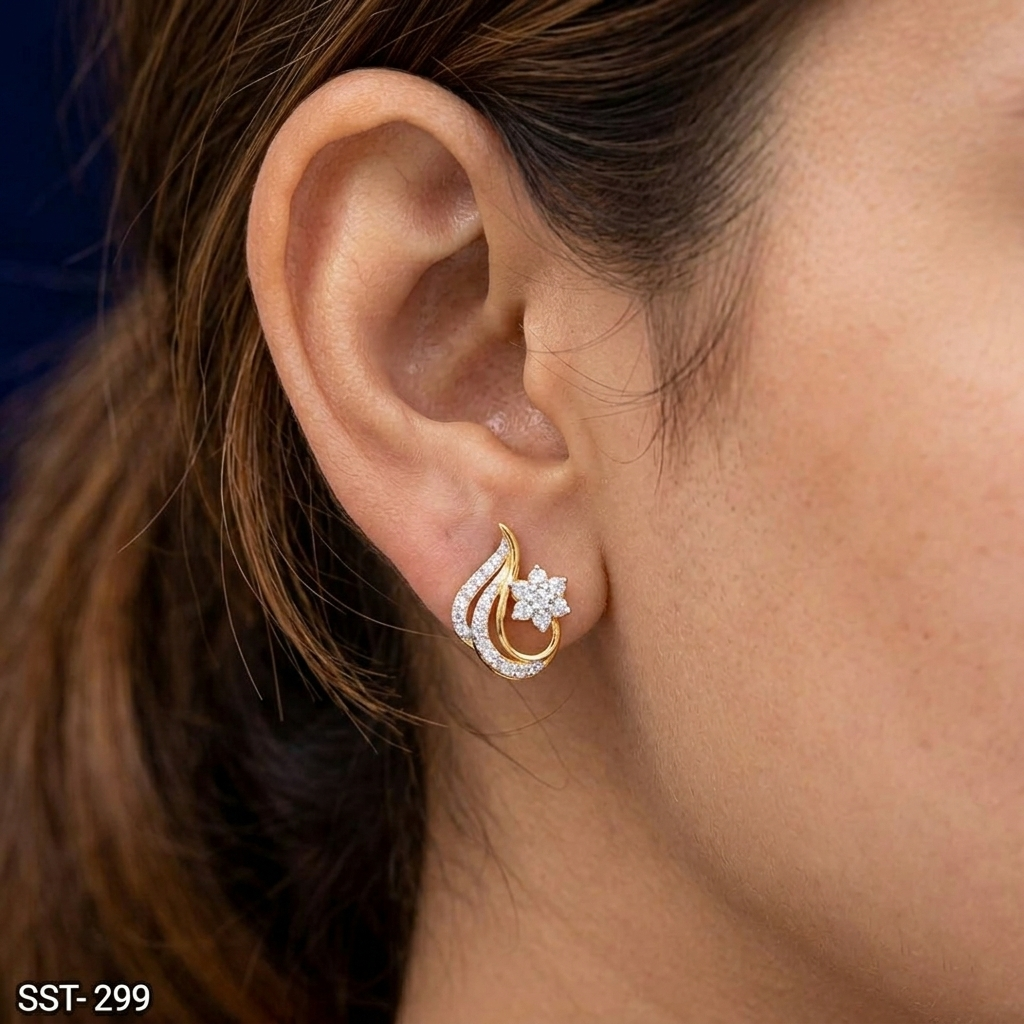 SST 299 | STYLISH FLOWER EARRINGS