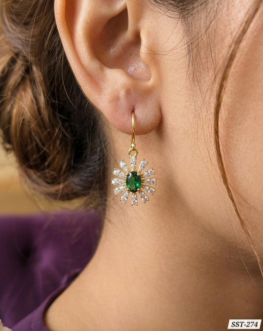 SST 274 | CHARMING FLORAL ACCENT EARRINGS