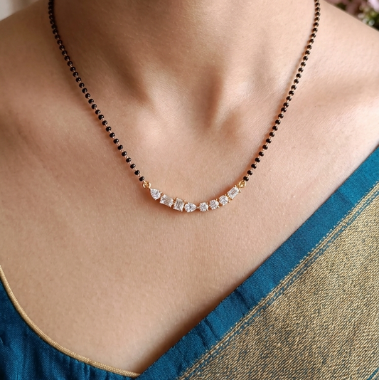 SST 104 | RADIANT BLACK BEADS MANGALSUTRA