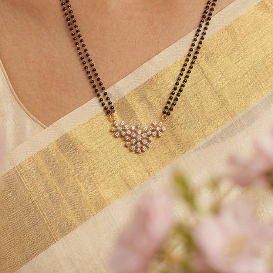 SST 182 | FLOWER ZIRCON MANGALSUTRA