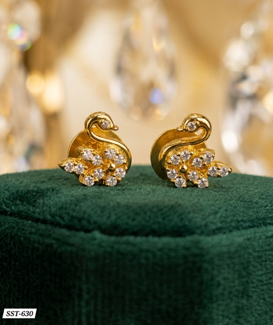SST 630 | TINY SWAN EARRING