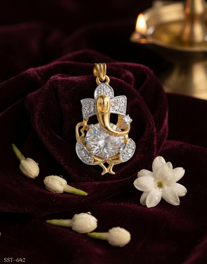 SST 642 | DIVINE GANESHA LOTUS PENDANT