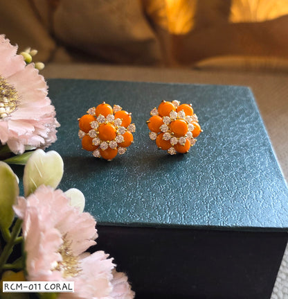 RCM 011 COREL | EARRINGS