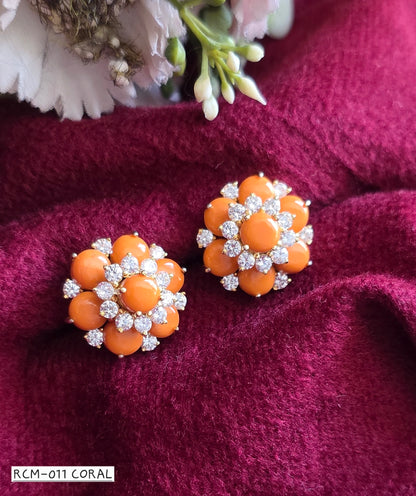 RCM 011 COREL | EARRINGS