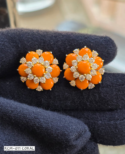 RCM 011 COREL | EARRINGS